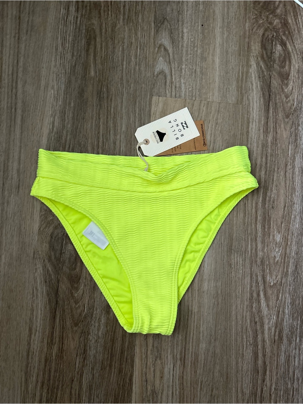 NWT Billabong Wave Trip Maui Rider high-waist bikini bottoms Size S